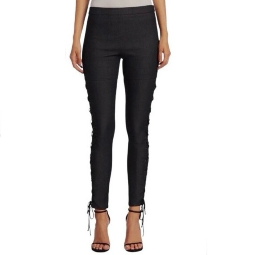 Authentic Emilio Pucci full leg lace-up pants. 🖤